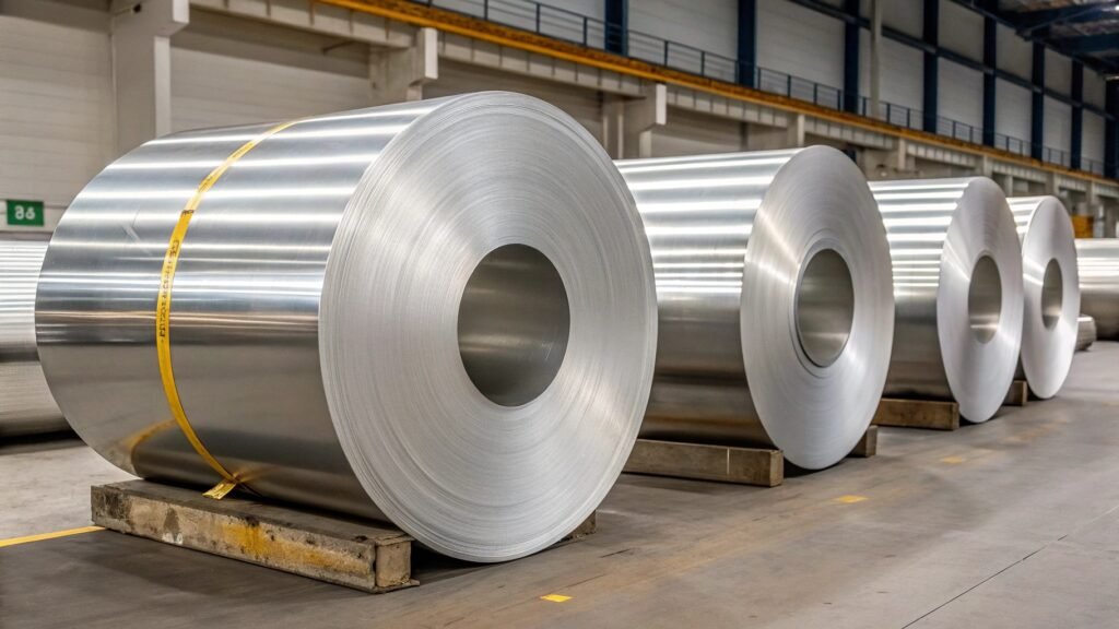 World map highlighting bauxite mining and aluminum production areas